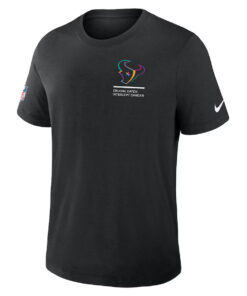 Houston Texans Nike Black 2025 NFL Crucial Catch Tri-Blend Dri-FIT T-Shirt