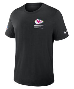 Kansas City Chiefs Nike Black 2025 NFL Crucial Catch Tri-Blend Dri-FIT T-Shirt
