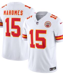 Men's Nike Patrick Mahomes White Kansas City Chiefs Vapor F.U.S.E. Limited Jersey