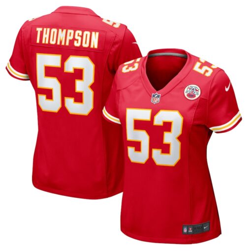 Women's Nike BJ Thompson Red Kansas City Chiefs Game Jersey