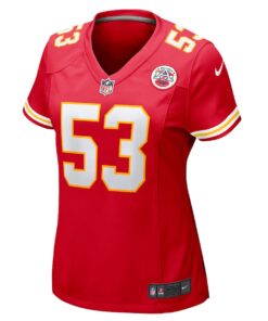 Women's Nike BJ Thompson Red Kansas City Chiefs Game Jersey