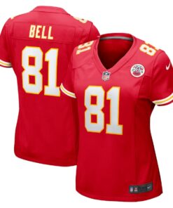 Women's Nike Blake Bell Red Kansas City Chiefs Game Player Jersey
