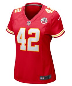 Women's Nike Carson Steele Red Kansas City Chiefs Game Jersey