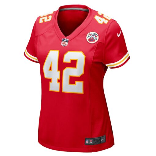 Women's Nike Carson Steele Red Kansas City Chiefs Game Jersey