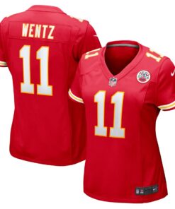 Women's Nike Carson Wentz Red Kansas City Chiefs Game Jersey