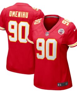 Women's Nike Charles Omenihu Red Kansas City Chiefs Game Player Jersey