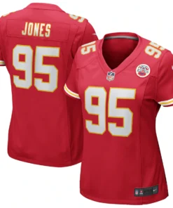Women's Nike Chris Jones Red Kansas City Chiefs Game Jersey