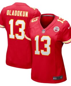 Women's Nike Chris Oladokun Red Kansas City Chiefs Game Jersey
