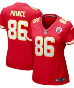 Women's Nike Gerrit Prince Red Kansas City Chiefs Team Game Jersey