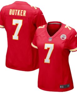 Women's Nike Harrison Butker Red Kansas City Chiefs Game Jersey