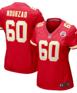 Women's Nike Hunter Nourzad Red Kansas City Chiefs Game Jersey