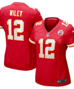 Women's Nike Jared Wiley Red Kansas City Chiefs Game Jersey