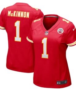 Women's Nike Jerick McKinnon Red Kansas City Chiefs Game Player Jersey