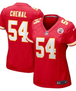Women's Nike Leo Chenal Red Kansas City Chiefs Game Player Jersey