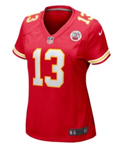 Women's Nike Nazeeh Johnson Red Kansas City Chiefs Game Player Jersey