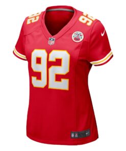 Women's Nike Neil Farrell Jr. Red Kansas City Chiefs Team Game Jersey