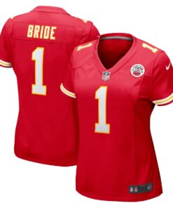 Women's Nike Number 1 Bride Red Kansas City Chiefs Game Jersey