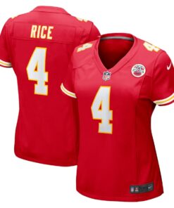 Women's Nike Rashee Rice Red Kansas City Chiefs Game Jersey