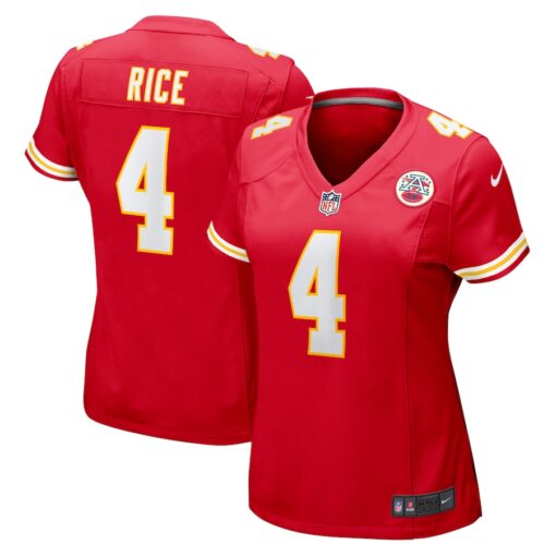 Women's Nike Rashee Rice Red Kansas City Chiefs Game Jersey