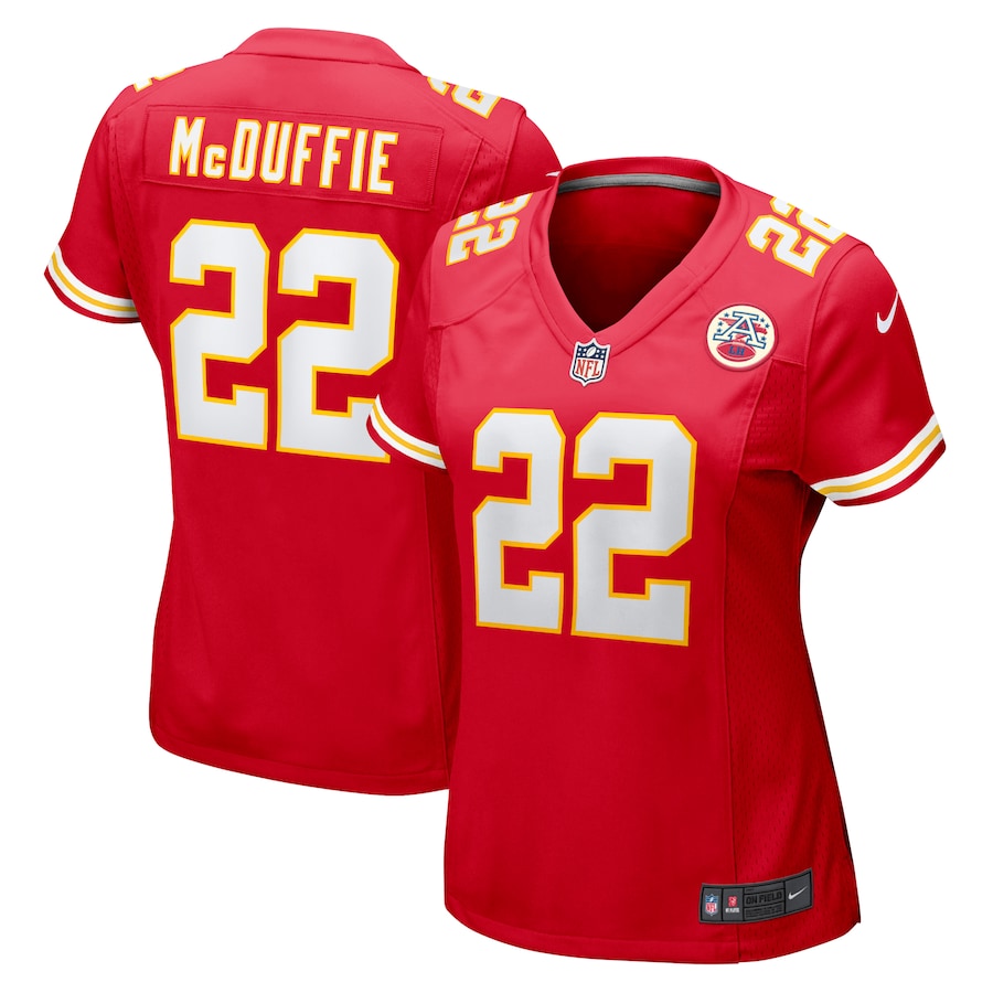 Women's Nike Trent McDuffie Red Kansas City Chiefs Game Jersey