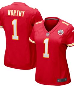 Women's Nike Xavier Worthy Red Kansas City Chiefs Game Jersey