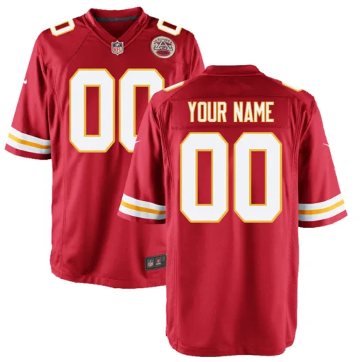 Youth Nike Red Kansas City Chiefs Custom Game Jersey